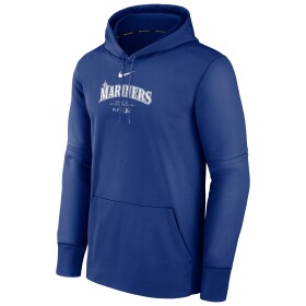 Nike Pánská mikina Seattle Mariners MLB 2024 Authentic Practice Therma Hoodie Velikost: S