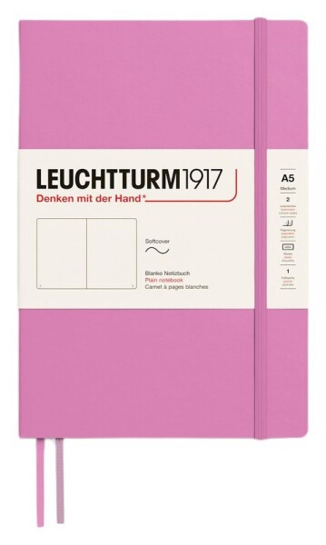 Zápisník Leuchtturm1917 A5 měkké desky Bubblegum čistý