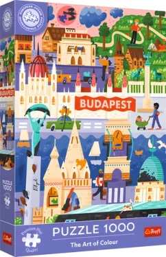 TREFL Puzzle Premium Plus The Art of Colour: Budapešť, Maďarsko