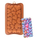 Dortisimo Silikonová forma na čokoládu Srdíčka