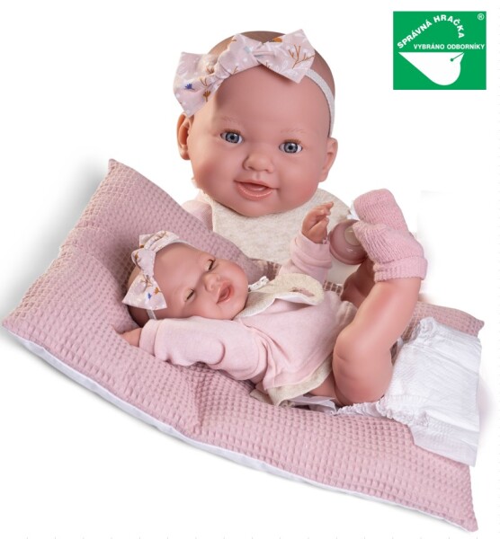 Antonio Juan 50414 MIA - mrkací a čůrající realistická panenka miminko s celovinylovým tělem - 42 cm