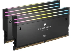 Corsair Dominator Titanium 64GB (2x 32GB) DDR5 6600MHz / CL32 / DIMM / XMP 3.0 (CMP64GX5M2X6600C32)