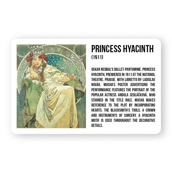 Magnet Alfons Mucha Princezna