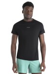 Pánské merino triko krátký rukáv ICEBREAKER Mens 125 Cool-Lite Speed SS Tee, Black velikost: L