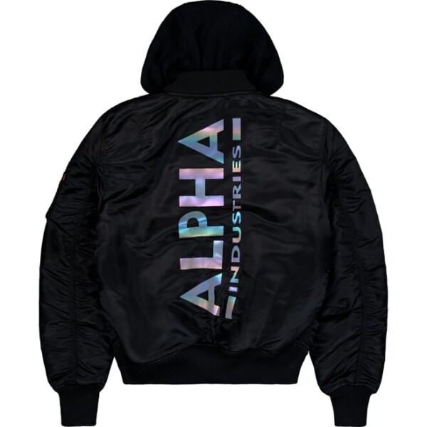 Alpha Industries Bunda MA-1 ZH Back Print višňová tmavá M