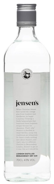 Jensen's Bermondsey Gin 43% 0,7 l (holá lahev)