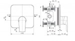 IDEAL STANDARD - Edge Baterie pod omítku, chrom A7123AA