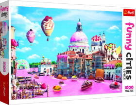 Trefl Puzzle Legrační města: Sladké Benátky
