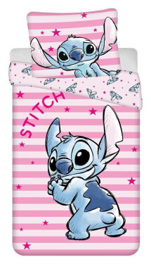 Ložní povlečení - Lilo and Stitch Pink Stars