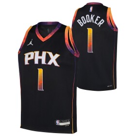 Dětský dres Phoenix Suns NBA Devin Booker #1 Jordan Swingman Černá (YOUTH)