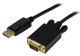 StarTech Redukce DisplayPort na VGA černá / Redukce / 4,6 m / 2048×1280 px / 60 Hz (DP2VGAMM15B)