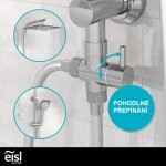 Eisl - Sprchový set bez baterie EASY DELUXE, chrom DX12011 DX12011