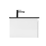 Koupelnová skříňka s umyvadlem SAT B-WAY 59x30x45 cm bílá lesk BWAY60WU4BB BWAY60WU4BB