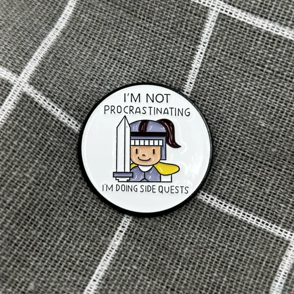 Pinarna.cz I'm not procrastinating I'm doing side quests / Neprokrastinuji, plním vedlejší úkoly - bílý