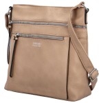 Stylová dámská crossbody kabelka Orniva, taupe