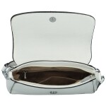 Módní dámská koženková kabelka na rameno Asmara, bílá