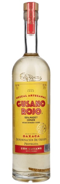 Gusano Rojo 38% 0,7 l (holá láhev)