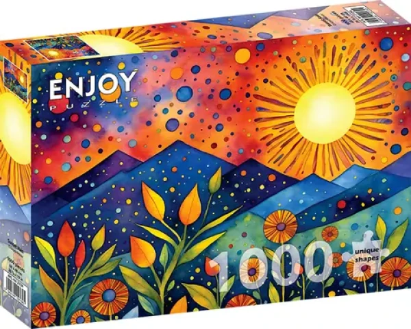 ENJOY Puzzle Déšť při západu slunce