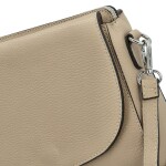 Dámská trendy kožená crossbody kabelka Eva, taupe