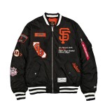 New Era Pánská bunda San Francisco Giants MLB Alpha Industries MA-1 Bomberjacke Velikost: 2XL