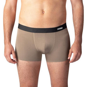 Pánské bambusové boxerky BAMBUS BOXER - BELLINDA - khaki XL