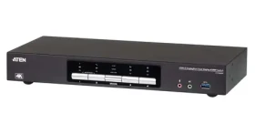 ATEN 4-Port USB 3.0 4K DisplayPort / KVM přepínač / Ethernet (CS1944DP-AT-G)
