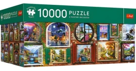 TREFL Puzzle Premium Plus Quality Okna čtyř ročních období