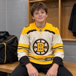 Outerstuff Dětský Dres Boston Bruins Cream 100th Anniversary Premier Breakaway Jersey Velikost: