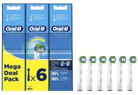 Oral-B Precision Clean Clean Maximiser bílá / náhradní hlavice / 6 ks (4210201325253)