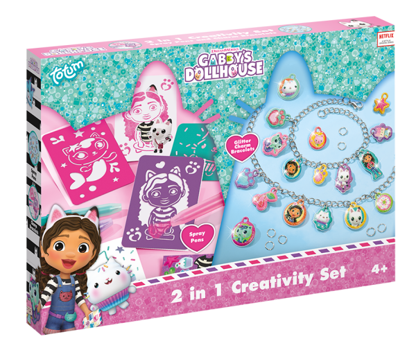 Kreativní sada 2v1 Gábinčin kouzelný domek - Craft Creative