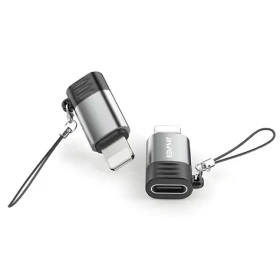 AWEI A11 šedá / Adaptér / USB-C / Lightning / Nabíjení a přenos dat / 480 Mb/s (A11)