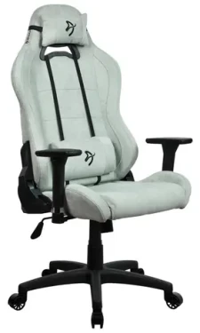 Arozzi Torretta Soft Fabric perlově zelená / Herní židle / látkové čalounění / nastavitelná výška a úhel / otočná o 360° (TORRETTA-SFB-PGN)