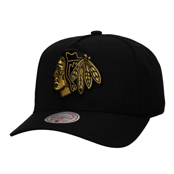 Mitchell & Ness Pánská kšiltovka Chicago Blackhawks NHL Black and Gold Pro Snapback