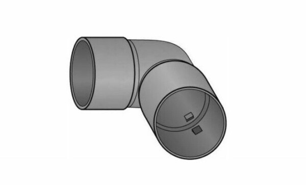 MIDAS Strabusil Koleno 200 - 90° oblouk