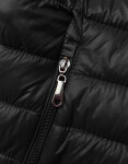 Černá prošívaná vesta s odepínací kapucí J Style (16M9151-392) odstíny černé 46