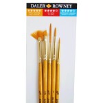 Daler Rowney Simply syntetické krátké štětce sada 5 ks