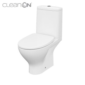 CERSANIT - WC KOMBI MODUO 652 011 3/5 CLEAN ON, SEDÁTKO DUROPLAST-SOFT CLOSE K116-004