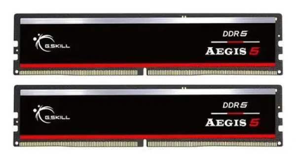 G.Skill Aegis 5 černá 32GB (2x16GB) 5200MHz / DDR5 / PC5-41600 / CL40-40-40-83 / 1.1V / XMP 3.0 (F5-5200J4040A16GX2-IS)