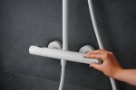 HANSGROHE - Pulsify S Puro Sprchový set s termostatem, průměr 26 cm, 3 proudy, matná bílá 24236700