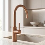 REA - Kuchyňská baterie Rivo Brush Copper REA-B9344