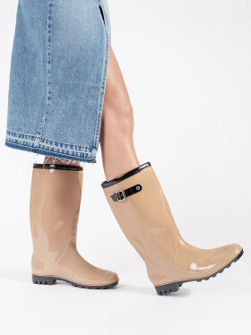 Trendy gumáky LMG-01C dámské hnědé - Sweet Shoes 39