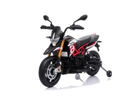 Mamido Dětská elektrická motorka Aprilia černo-červená
