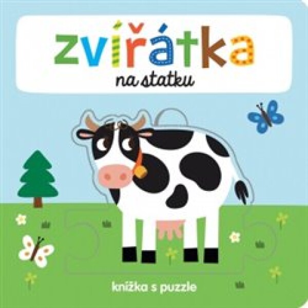 Zvířátka na statku Knížka puzzle