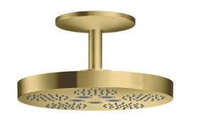 AXOR - One Hlavová sprcha, průměr 28 cm, 2 proudy, kartáčovaná mosaz 48494950