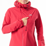 Dámská softshellová bunda MOUNTAIN EQUIPMENT Squall Hooded Jacket Capsicum red