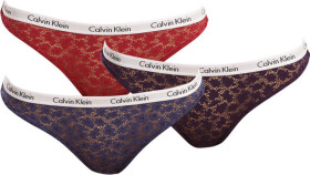 Krajkové brazilky Mix barev Calvin Klein XS směs barev
