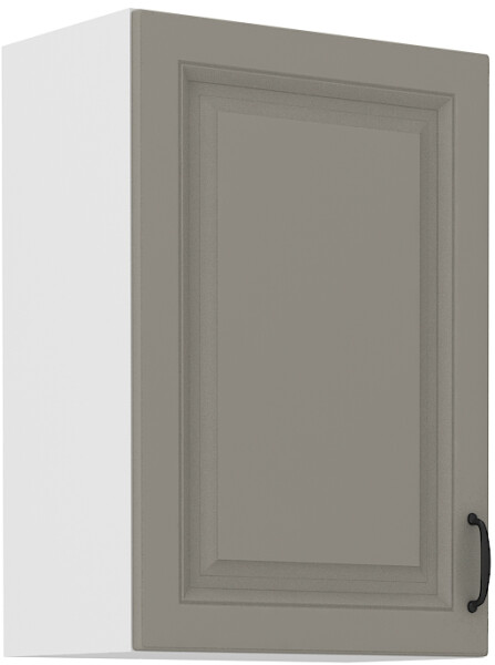 Horní skříňka Stilo 50 G-72 1F Barva korpusu: Bílá, Barva dvířek: Clay Grey