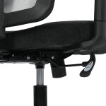 Kancelářská židle, houpací mechanismus, černá látka, KA-W3137 BK
