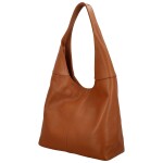 Velká dámská kožená kabelka Hayley, hnědá