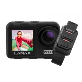 LAMAX W10.1 černá / sportovní kamera / 4K60fps / MAXsmooth 2.0 stabilizaceWiFi / micro HDMI / microSD / doprodej (LMXW101)